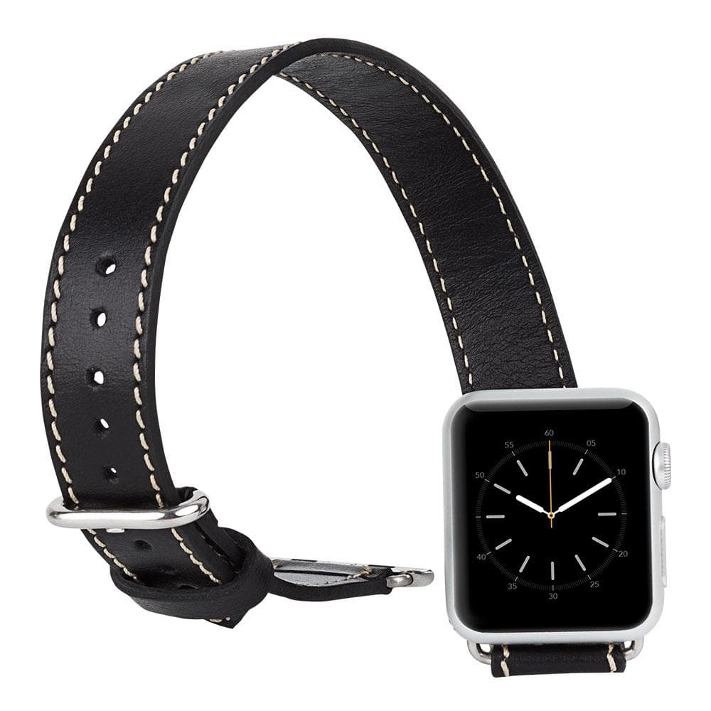 Apple Watch-bandje van echt leer in Double Tour-stijl - DT