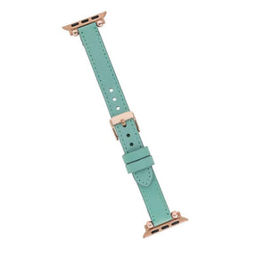 Seamy Ferro Style Apple Watch-band van echt leer