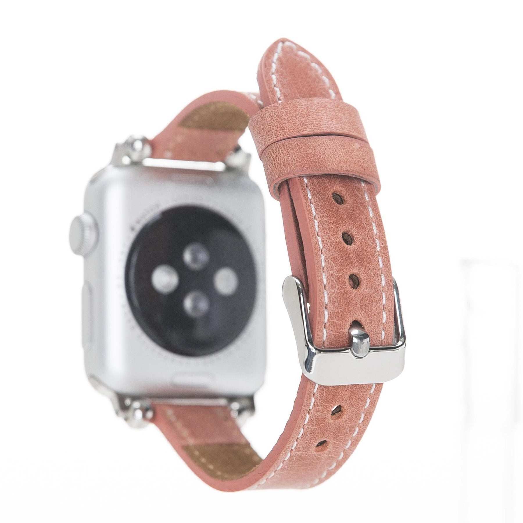 Seamy Ferro Style Apple Watch-band van echt leer
