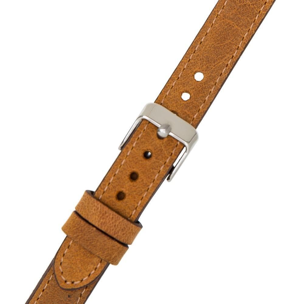 Seamy Ferro Style Apple Watch-band van echt leer
