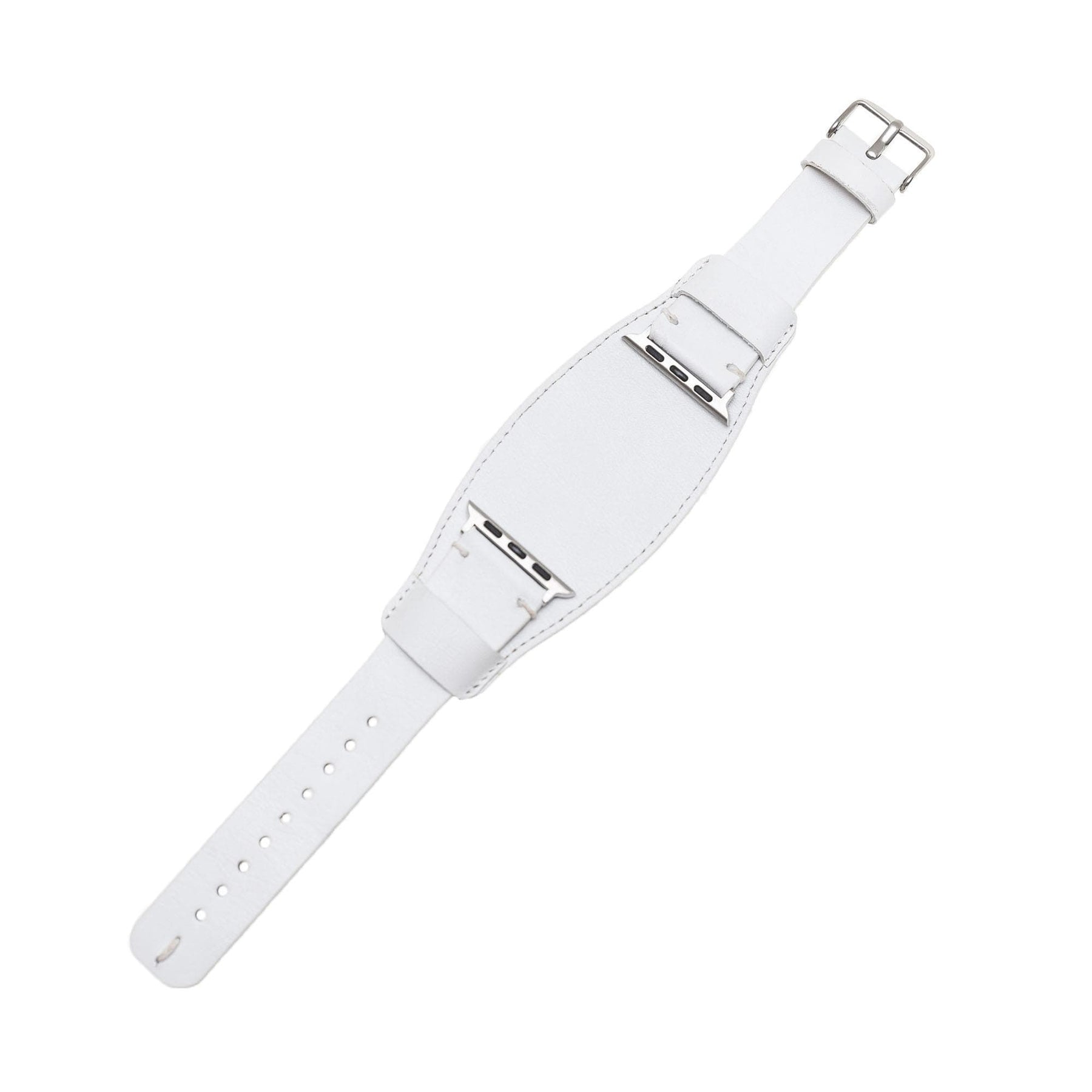 Pulsar-armband in manchetstijl van echt leer voor de Apple Watch