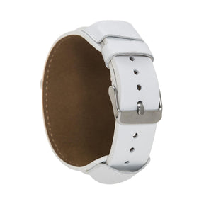 Pulsar-armband in manchetstijl van echt leer voor de Apple Watch