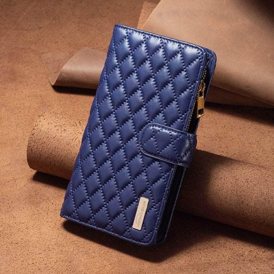 Kunstleren Telefoonhoesje Met Rits Voor iPhone 14 Pro Max