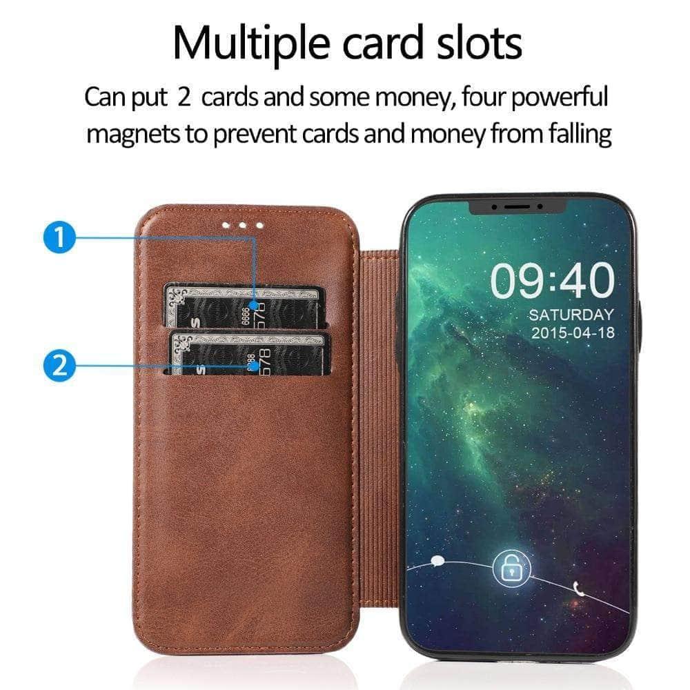 iPhone-hoesje met combinatie van telefoonbescherming en kaarthouder