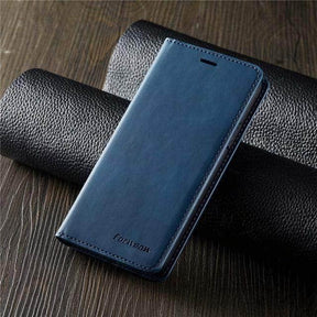 Leren Fliphoesje Voor iPhone 11 Met Kaartvak