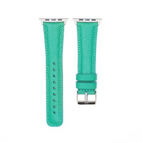 Leren Bandje Apple Watch - Gras Groen - Oblac