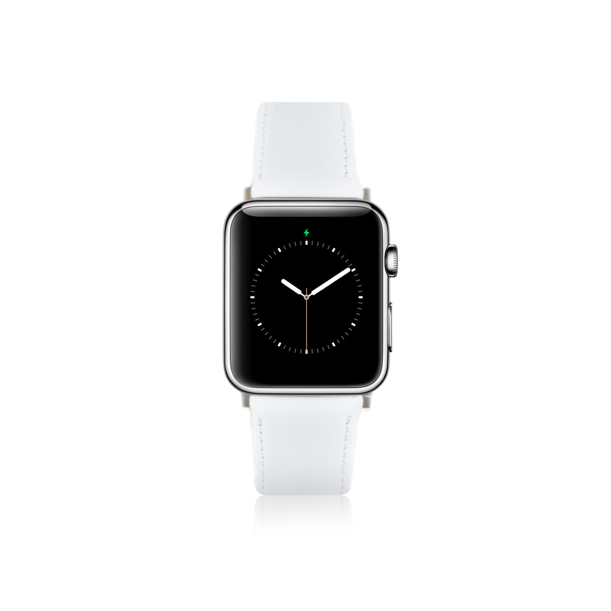 Leren Bandje Apple Watch - Sneeuw Wit - Oblac