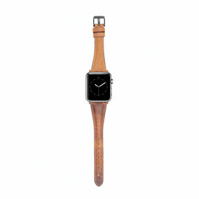 Leren Bandje Apple Watch S - Antiek Bruin - Oblac