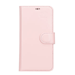iPhone 13 hoesje roze leer