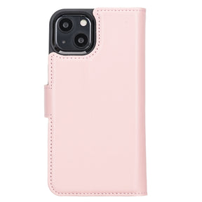 iPhone 13 hoesje roze leer
