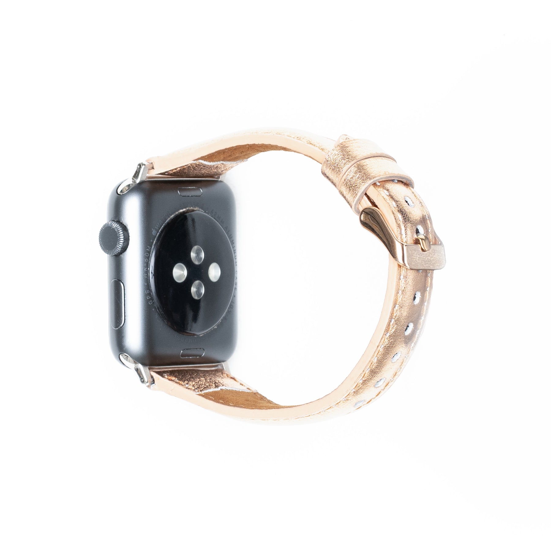 Leren Bandje Apple Watch S - Rosé Gold - Oblac