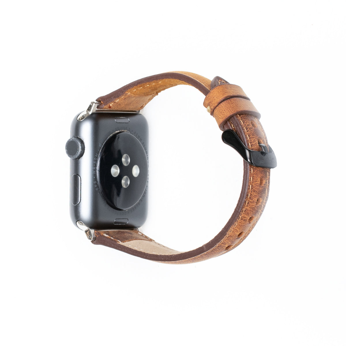 Leren Bandje Apple Watch S - Antiek Bruin - Oblac